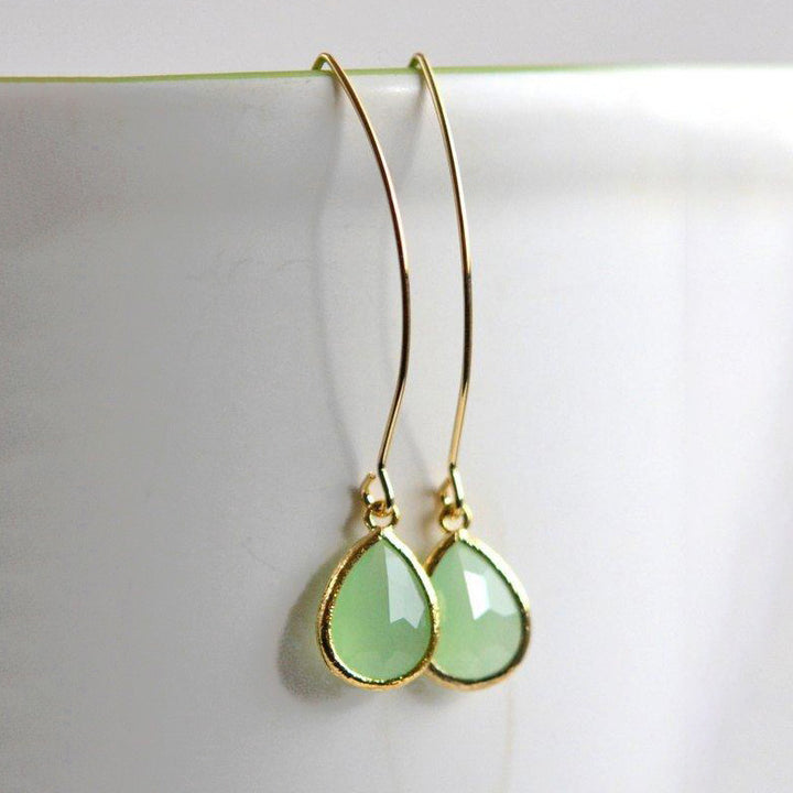 Bridesmaid Earrings. Bridal Dangle Drop Earrings. Wedding Gift