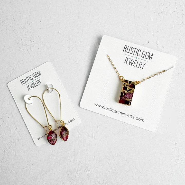 Burgundy Mojave Jewelry Bundle