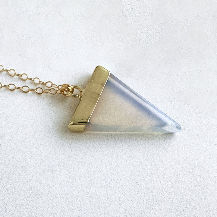 Geometric Stone Pendant Necklaces Bundle