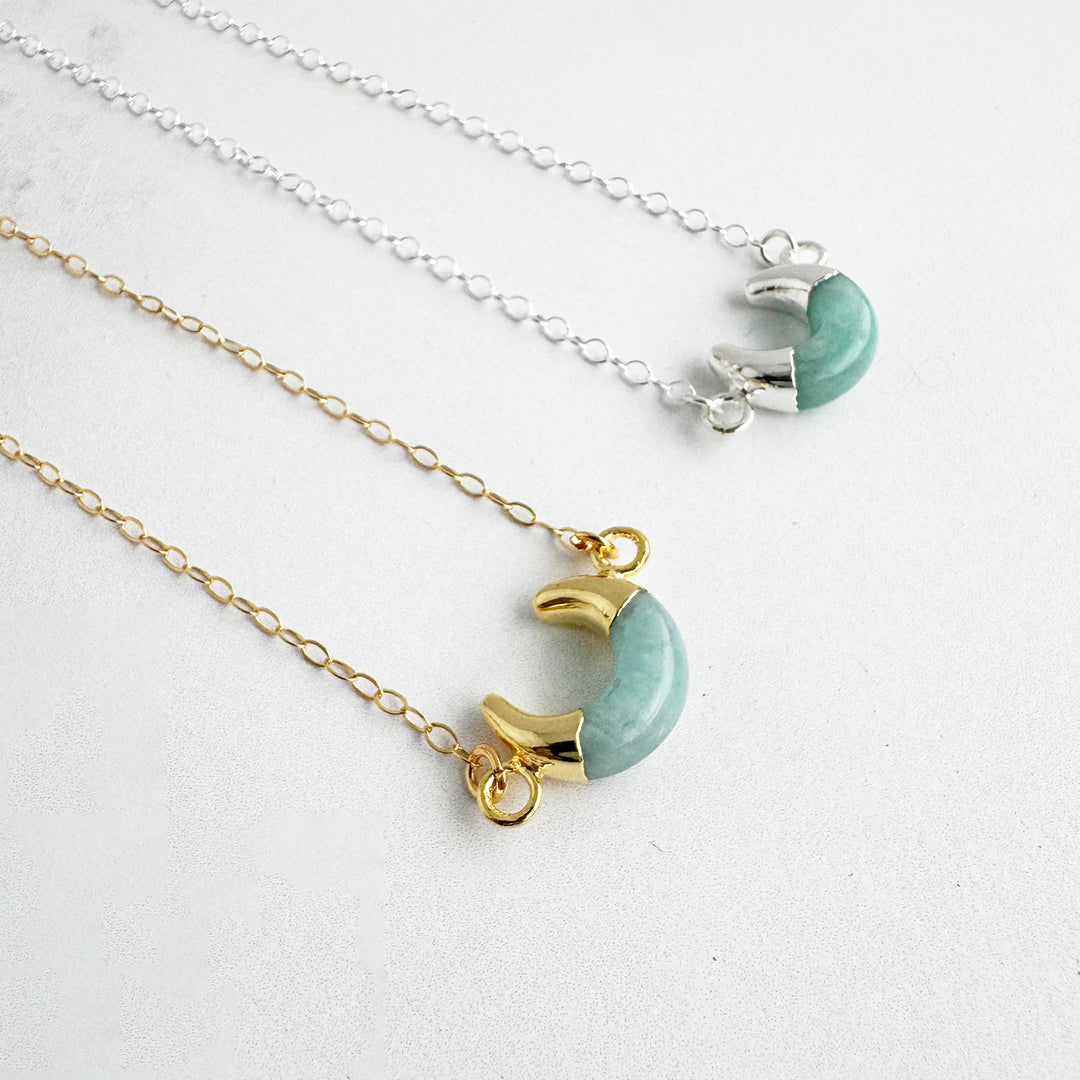 Small Amazonite Horn Necklace
