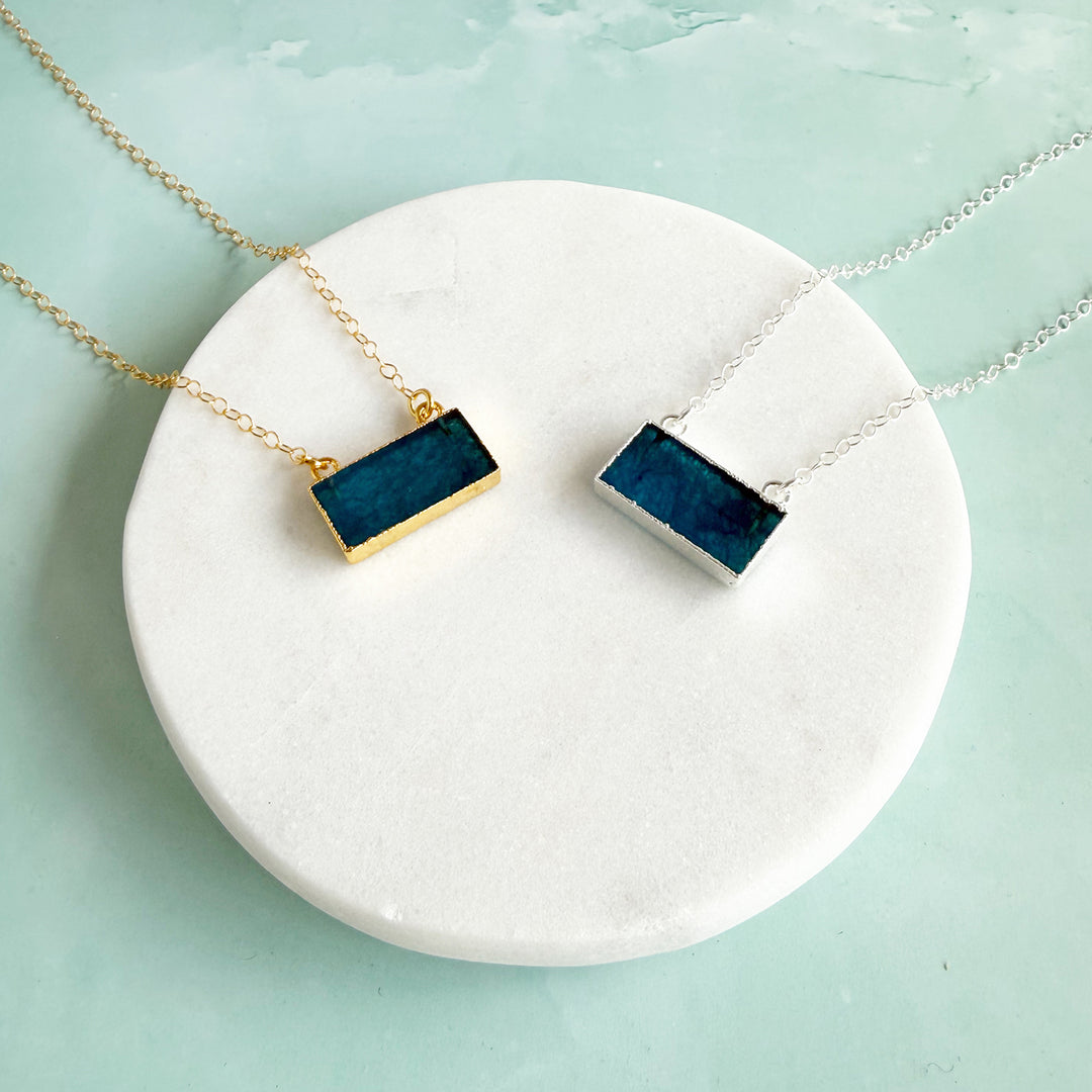 Apatite Bar Necklace