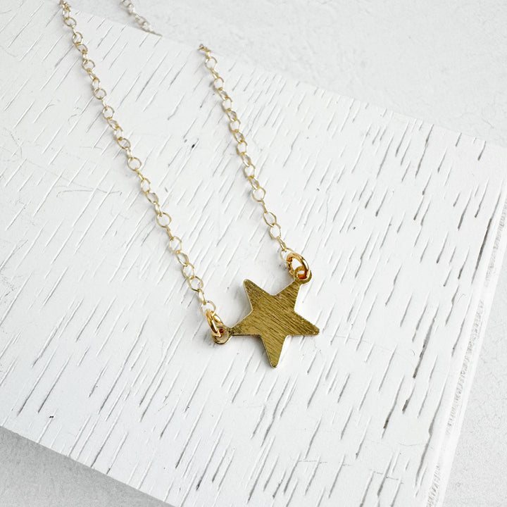 Dainty Star Necklace in 14k Gold Filled and Sterling Silver