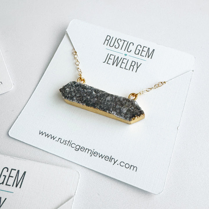 Gray Druzy Layering Bundle