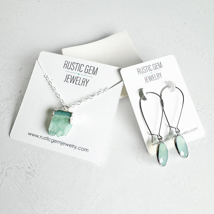 Aqua Stone Jewelry Bundle