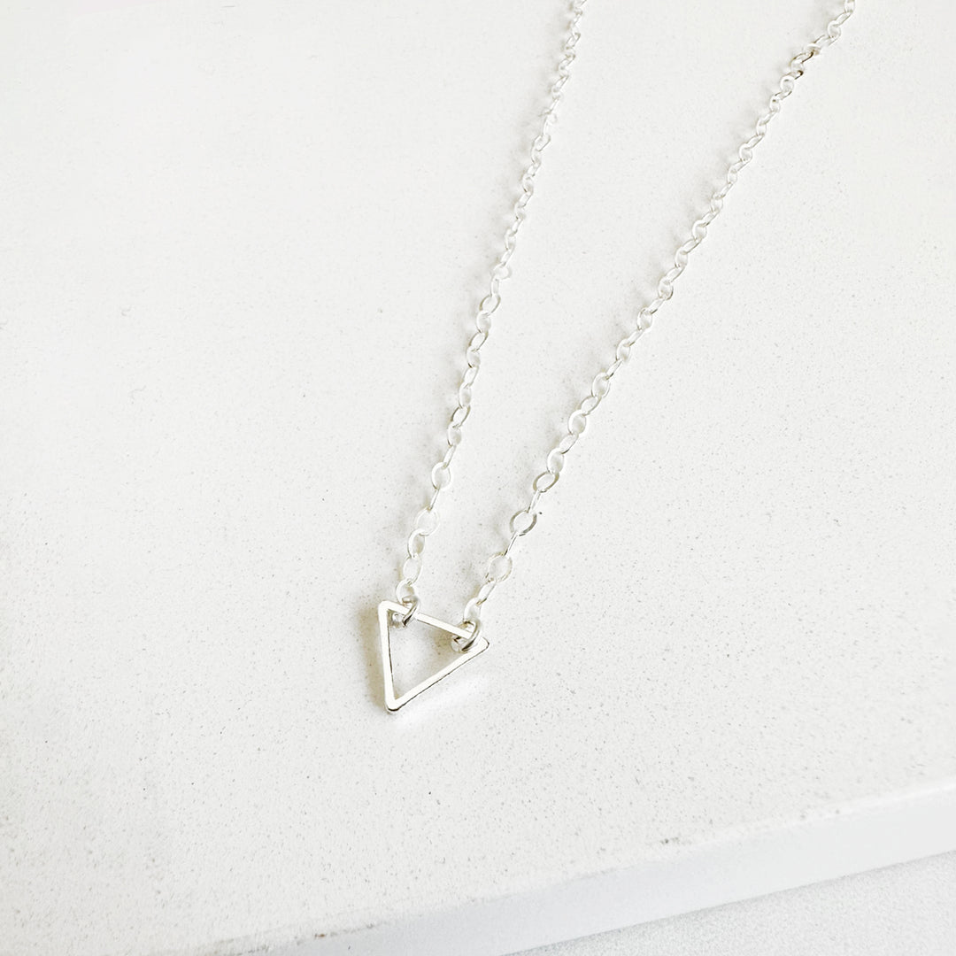 Dainty Charm Choker Necklace in Sterling Silver